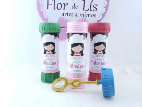 Bolha de Sabão Confeitaria Menina Docinho