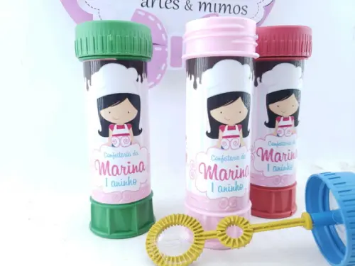 Bolha de Sabão Confeitaria Menina Docinho