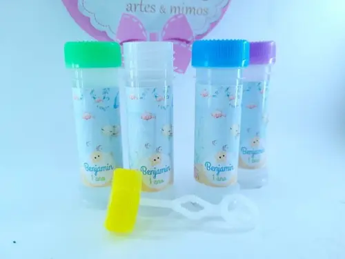 Bolha de Sabão Fundo Mar Aquarela Baby
