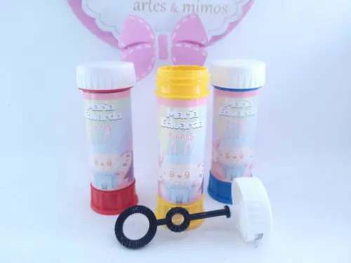 Bolha de Sabão Labubu Lembrancinha Menina
