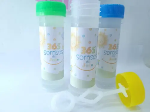 Bolha de Sabão Lembrancinha Personalizada 365 Sorrisos