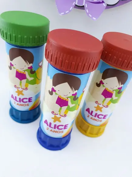Bolha de Sabão Personalizada Festa Praia Lembrancinha