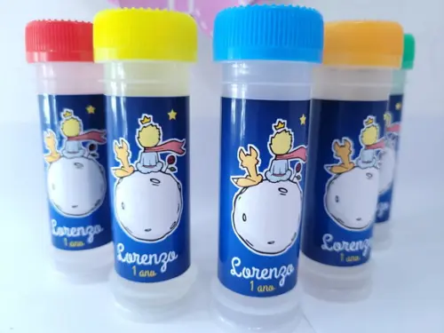 Bolha de Sabão Personalizada o Pequeno Príncipe Lembrancinha