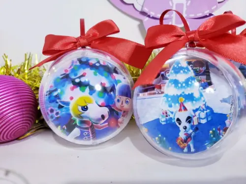 Bolinha de Natal Animal Crossing Enfeite Geek Game