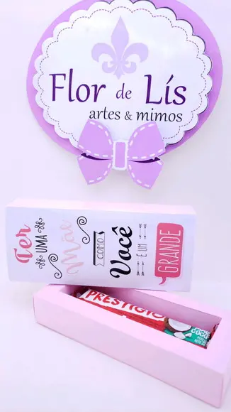 Caixa com Prestígio Dia da Mães Chocolate