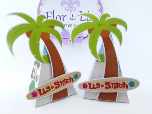 Caixa Coqueiro Lilo & Stitch