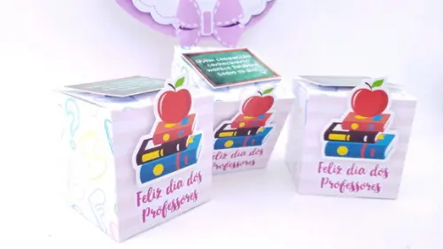 Caixa Cubo Dia dos Professores