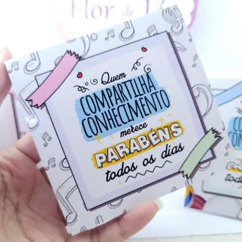 Caixa Dia do Professor Escola de Música para Talento
