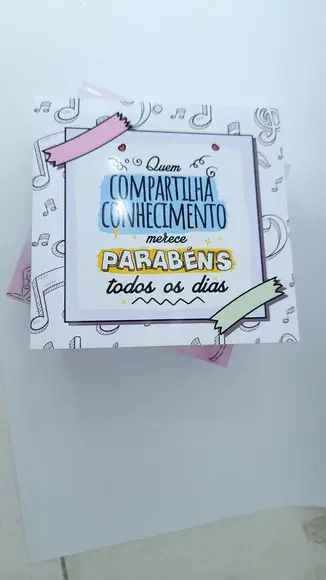 Caixa Dia do Professor Escola de Música para Talento