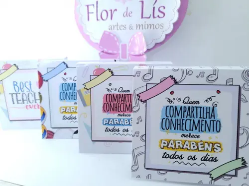 Caixa Dia dos Professores para Chocolate Talento