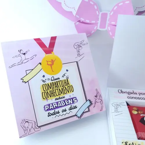 Caixa Dia dos Professores de Ginástica e Balé para Talento