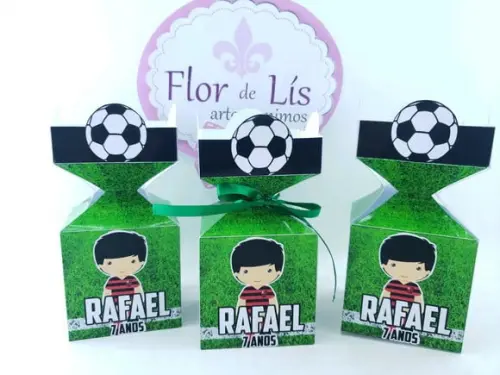 Caixa Meia Bala Jogador de Futebol