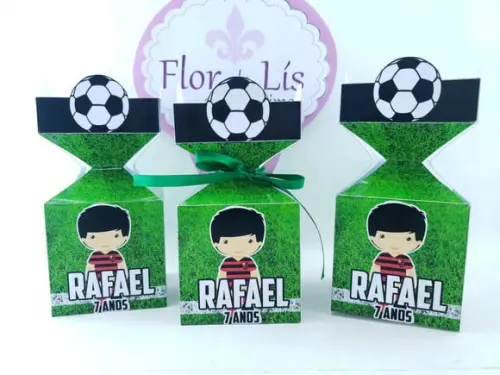 Caixa Meia Bala Jogador de Futebol