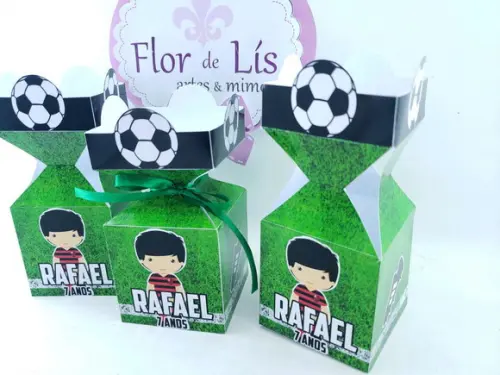 Caixa Meia Bala Jogador de Futebol