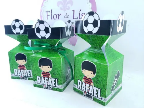 Caixa Meia Bala Jogador de Futebol