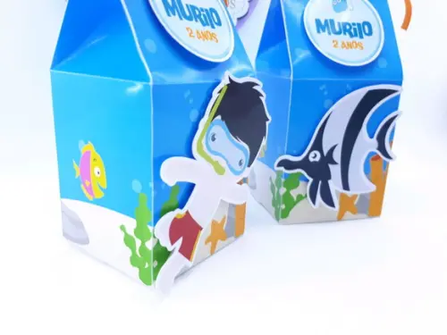 Caixa Milk Fundo do Mar Menino