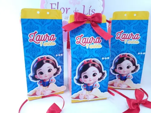 Caixa Milk Personalizada Branca de Neve Baby