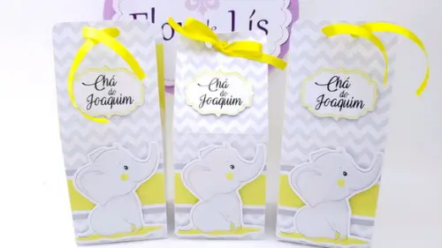 Caixa Milk Personalizada Elefantinho