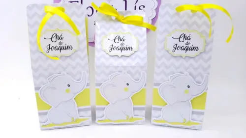Caixa Milk Personalizada Elefantinho
