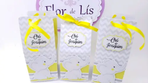Caixa Milk Personalizada Elefantinho