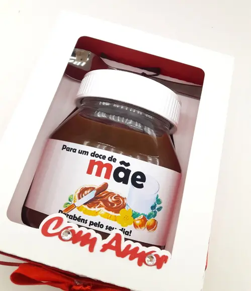 Caixa Nutela Dia da Mães Páscoa