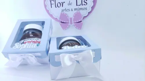 Caixa Nutella Daminha e Pajem Casamento