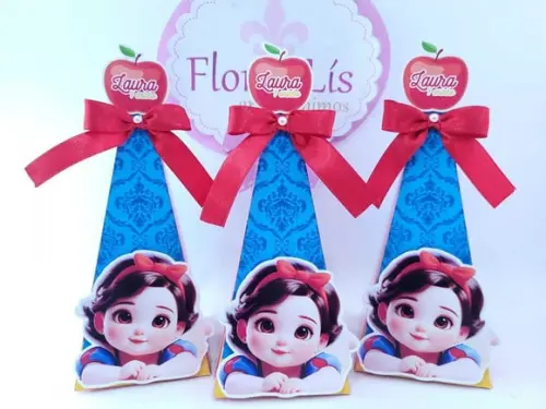 Caixa Pirâmide Branca de Neve Baby Personalizados