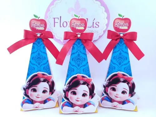 Caixa Pirâmide Branca de Neve Baby Personalizados