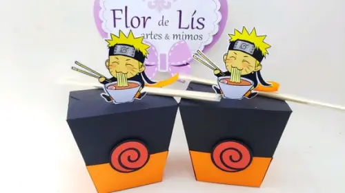 Caixa Sushi Lamen Naruto com Hashi