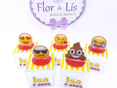 Caixinha Acrílica 3d Emoji
