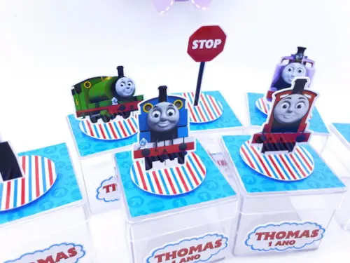 Caixinha Acrílica 3d Thomas 5cm