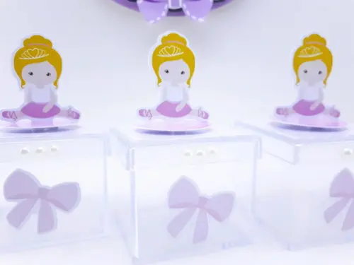 Caixinha Acrílica Bailarina 5cm