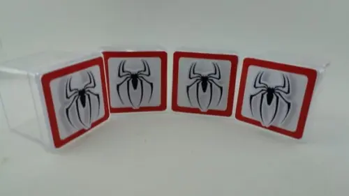 Caixinha Acrílica Homem Aranha 4cm