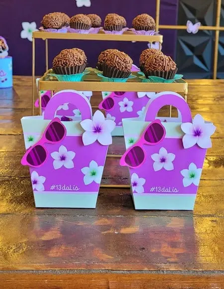 Caixinha Bolsa Praia Personalizada Piscina Verão Pool Party