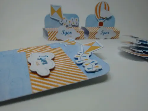 Caixinha Chocolate Duplo Pipas e Balões