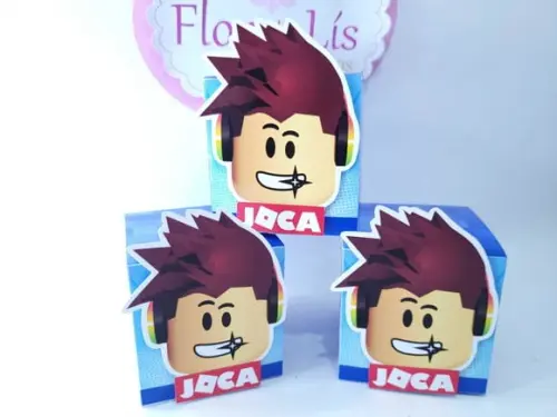 Caixinha Cubo Personalizada Game Roblox