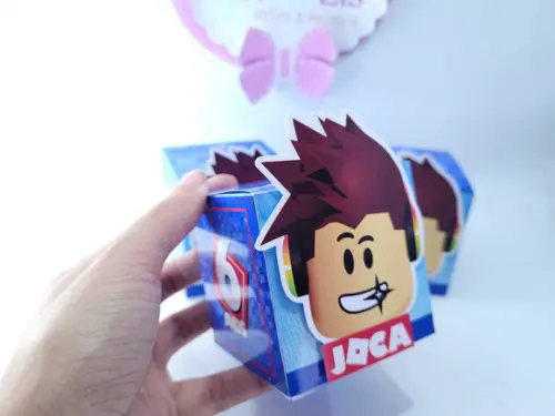 Caixinha Cubo Personalizada Game Roblox