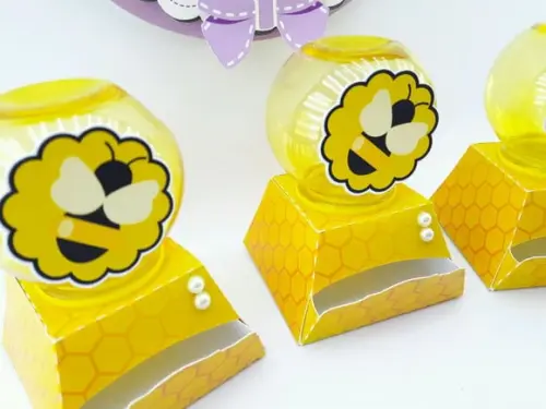 Caixinha Mini Baleiro Abelha Decoração Abelhinha