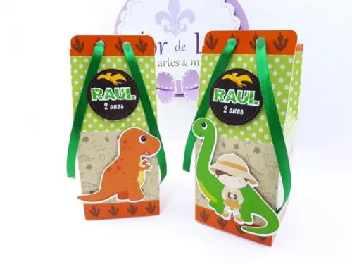 Caixinha Milk Dinossauro Cute Caixa