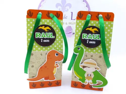 Caixinha Milk Dinossauro Cute Caixa