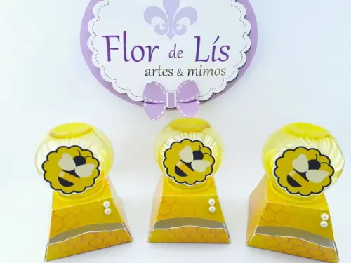 Caixinha Mini Baleiro Abelha Decoração Abelhinha