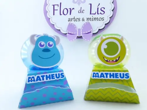 Caixinha Mini Baleiro Monstros Sa