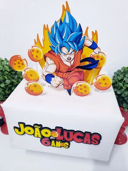 Cake Topper Dragon Ball Z Topo Bolo Super