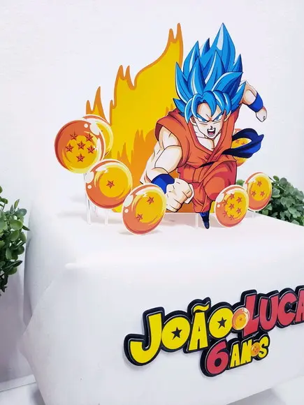 Cake Topper Dragon Ball Z Topo Bolo Super