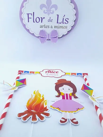 Cake Topper Festa Junina