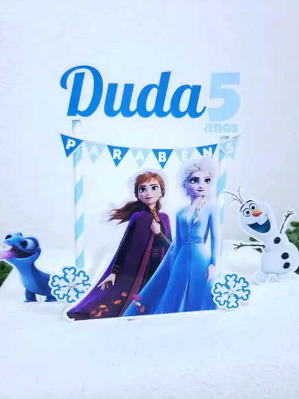 Cake Topper Frozen 2 Topo Bolo