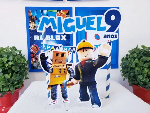 Cake Topper Jogo Roblox Topo Bolo