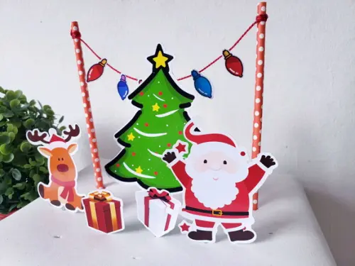 Cake Topper Noite de Natal Topo Bolo