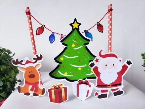 Cake Topper Noite de Natal Topo Bolo
