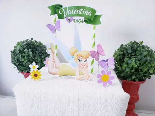 Cake Topper Sininho Tinker Bell Topo Bolo Rei Leão